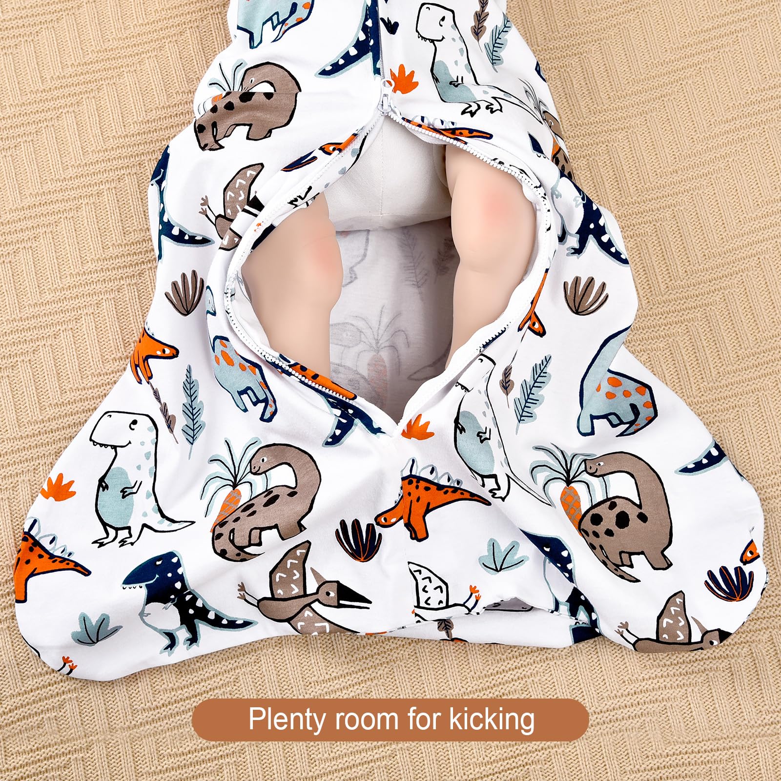PHF dinosaur pattern print adds playful style for baby boys and girls.