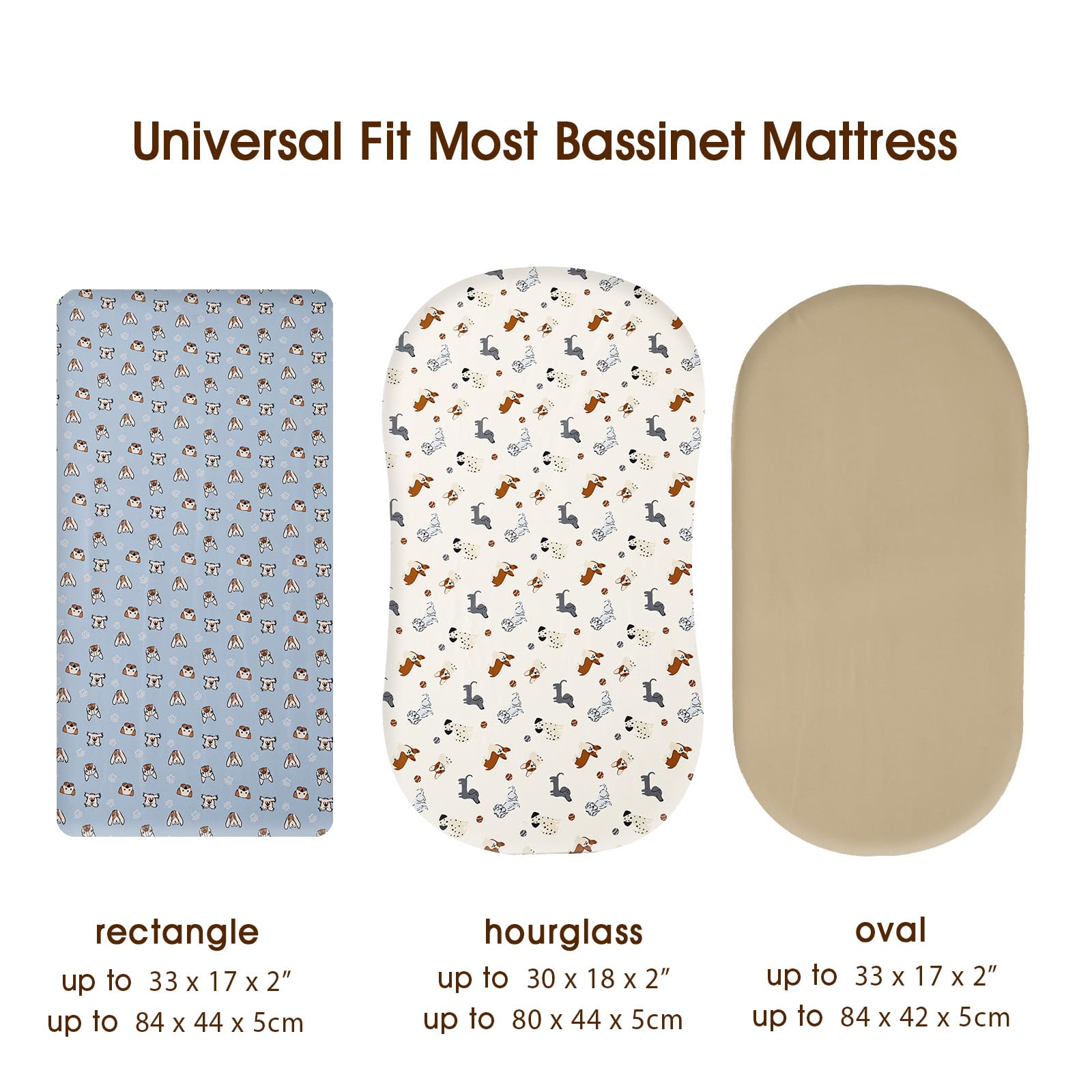 PHF easy-care bassinet sheets endure washing and stay soft over time.