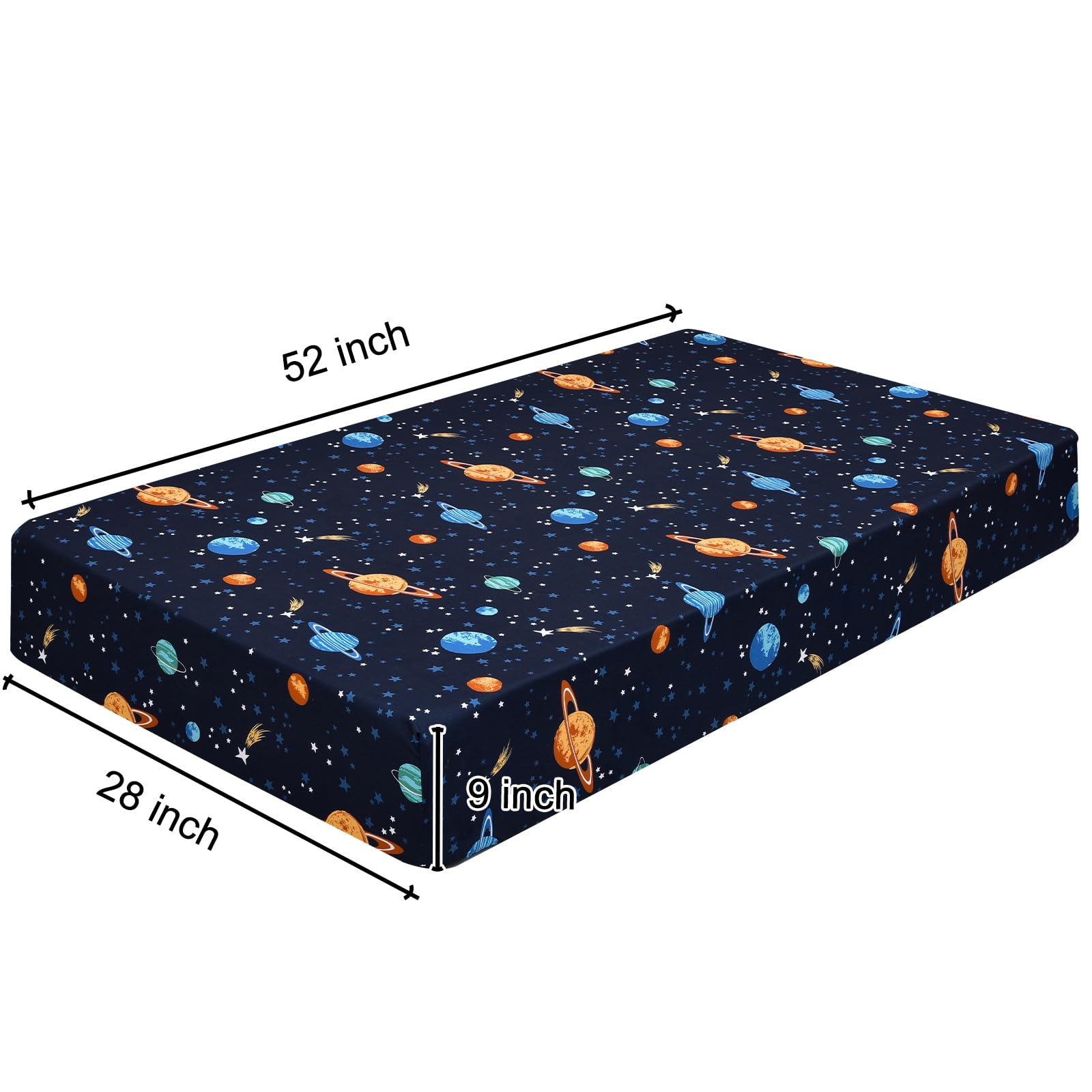PHF easy-care crib sheets are machine washable and quick to dry