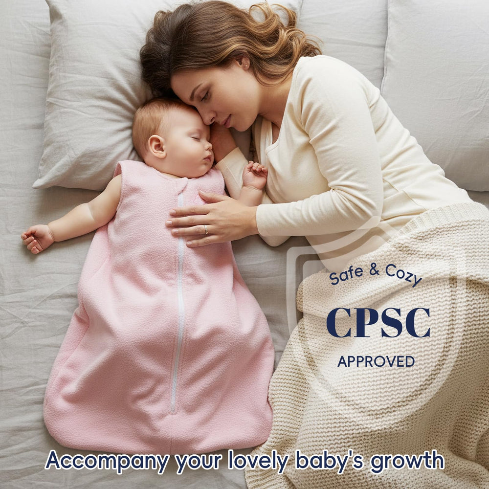 PHF machine-washable fleece sleep sack stays soft after washing.