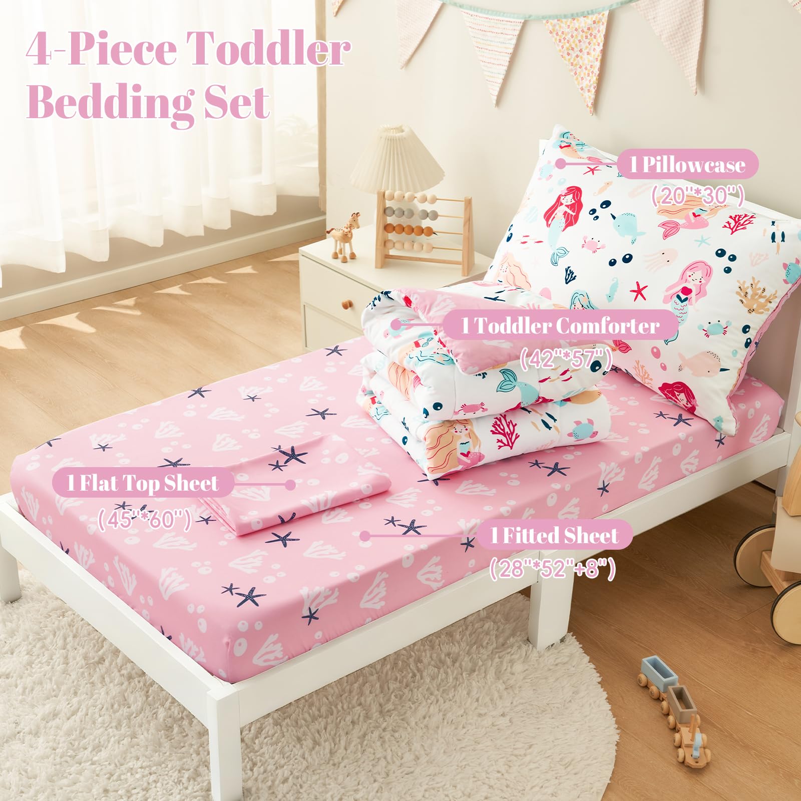 PHF mermaid themed bedroom setup inspires bedtime routines and coordinated decor