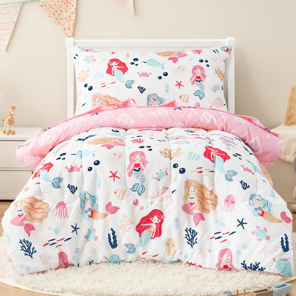 PHF Mermaid toddler comforter offers soft warmth for cozy nights
