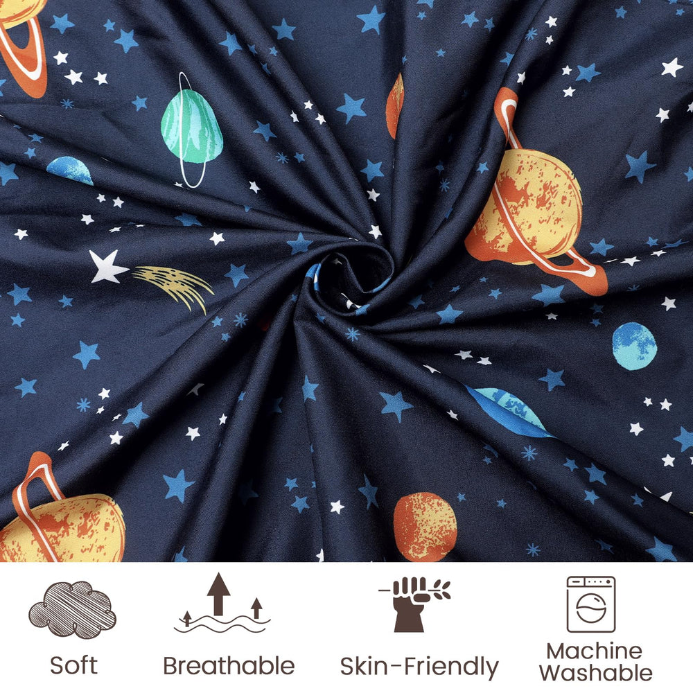 PHF no-slip elastic edge keeps sheets flat during baby naps.
