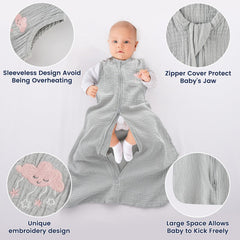PHF Sleep Sack Overall Fit Sleeveless Design: roomy yet secure for active babies.
