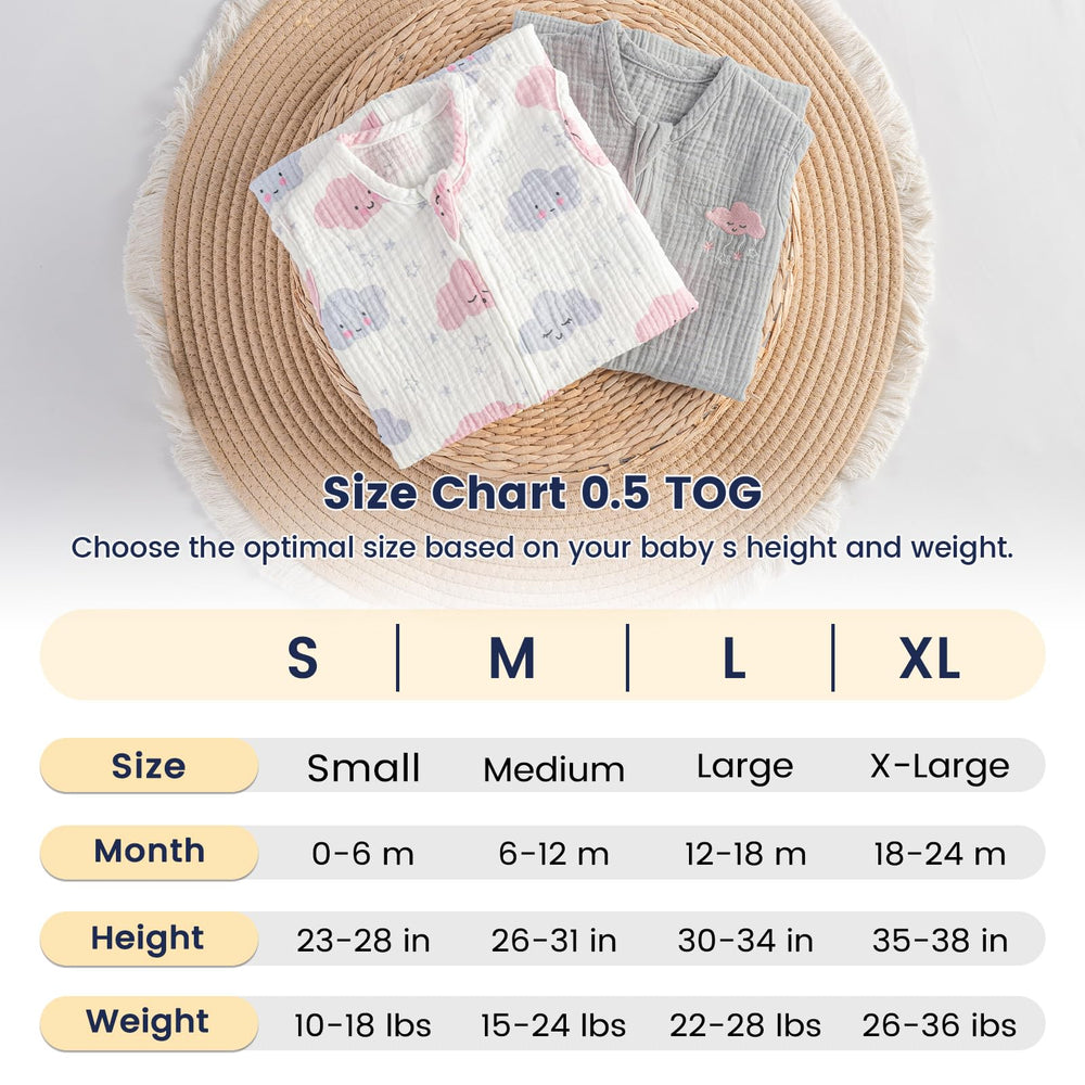 PHF Sleep Sack 2-Pack: convenient daily changes and backups.