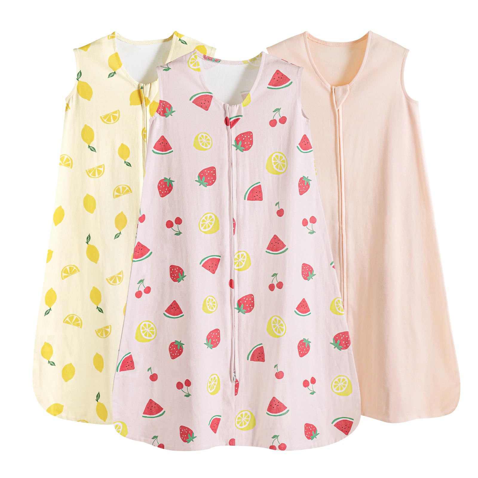 PHF Soft Baby Sleep Sack lemon color for 12-18 month olds offering cozy warmth.