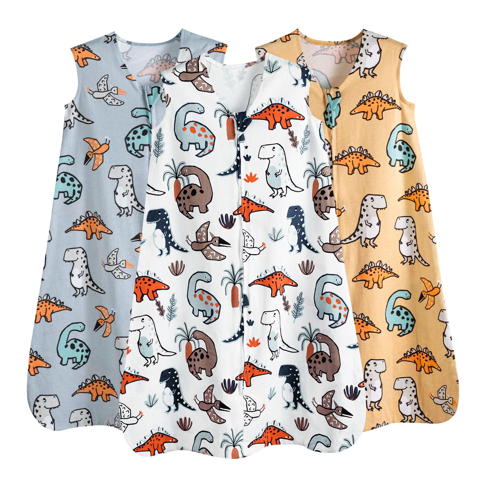 PHF Soft Baby Sleep Sack close-up shows organic cotton softness for all-season comfort.