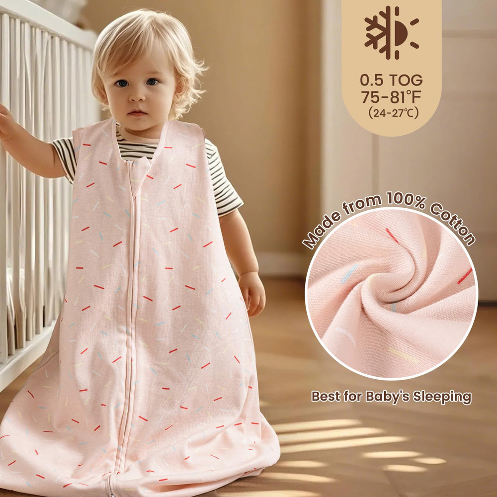 PHF Sleep Sack hip-friendly design provides room for leg movement