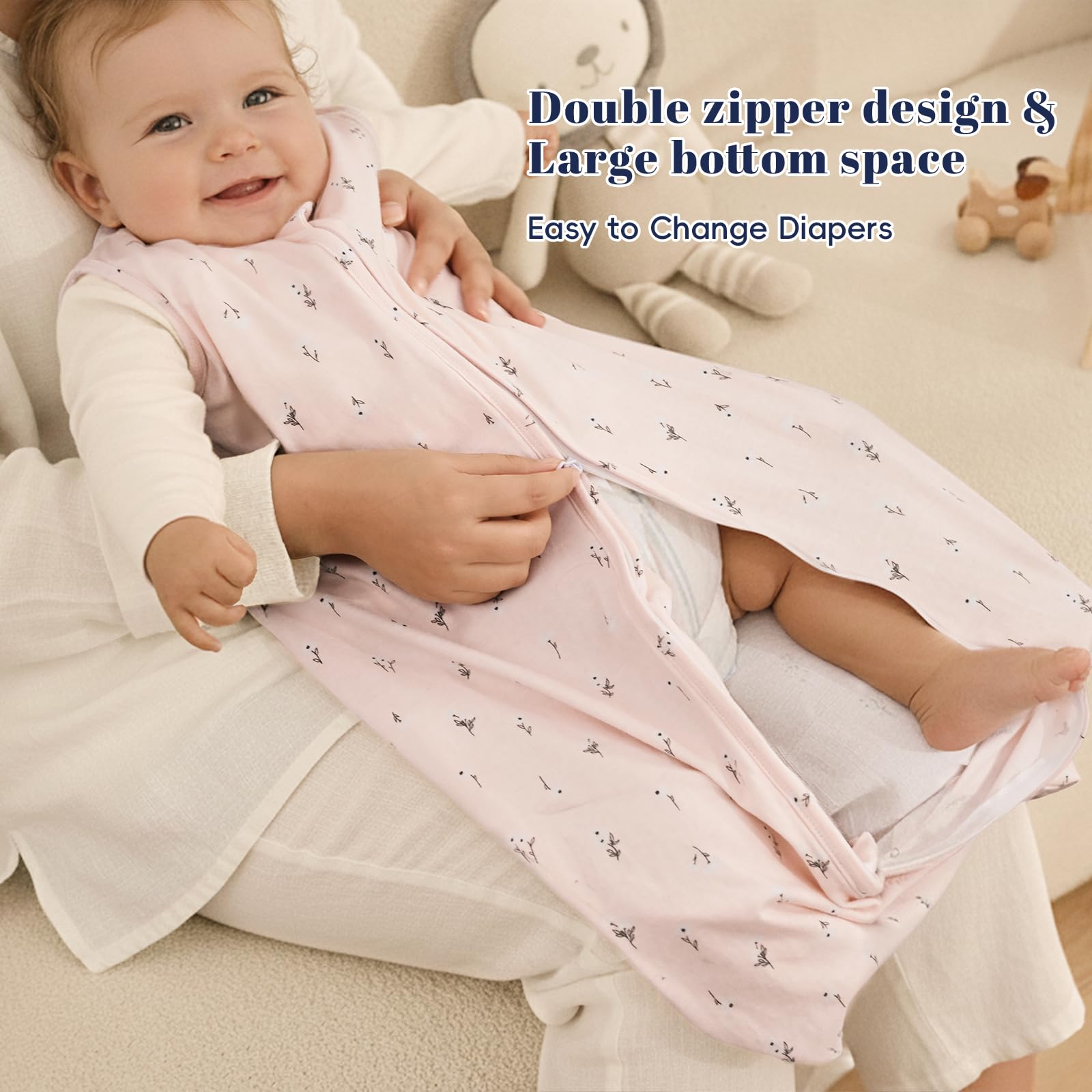 PHF four sizes ensure a snug fit as your baby grows