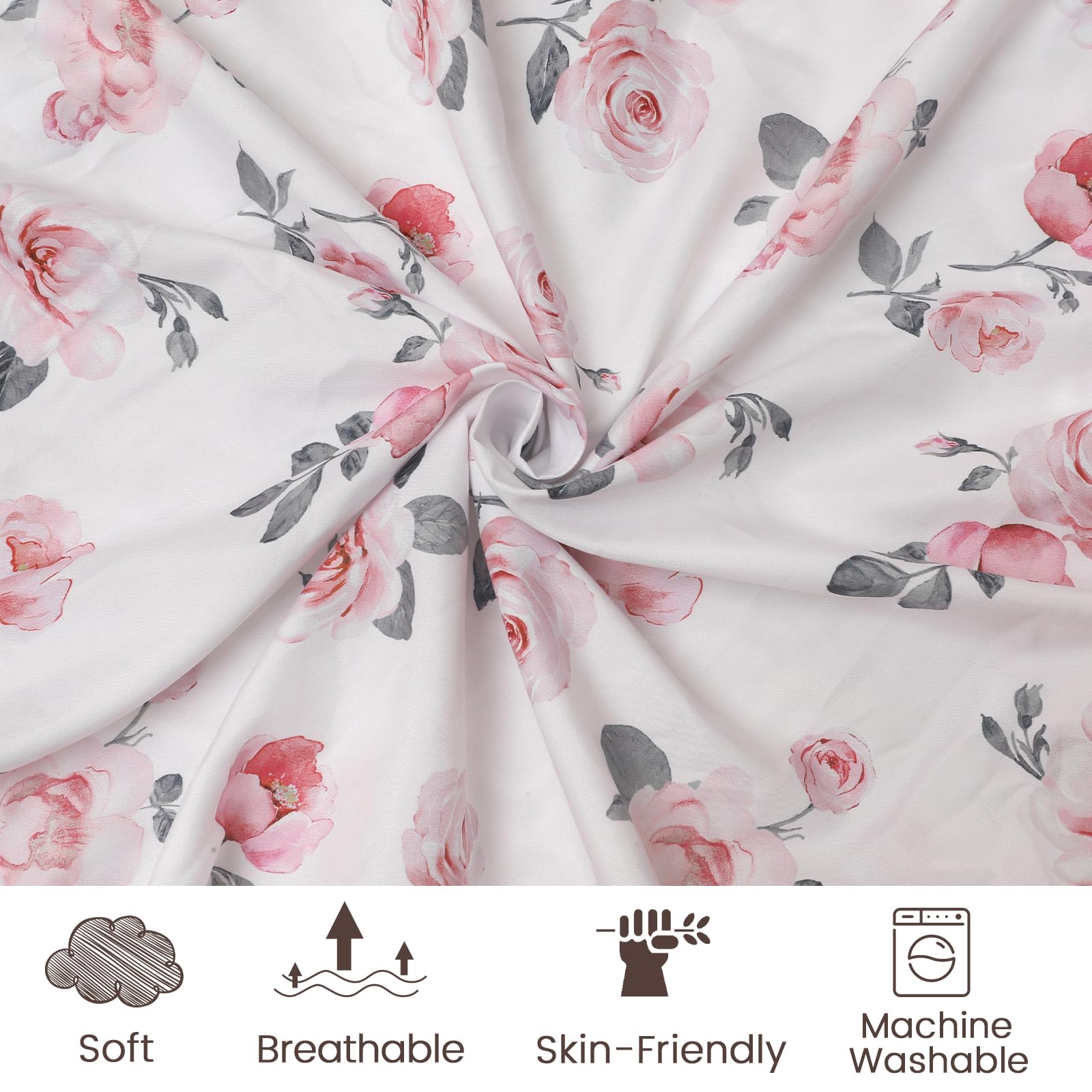 PHF soft microfiber fabric close-up showing gentle touch for baby skin
