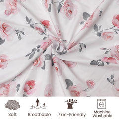 PHF soft microfiber fabric close-up showing gentle touch for baby skin
