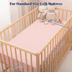 PHF soft-microfiber-crib-sheets are gentle on skin and durable.