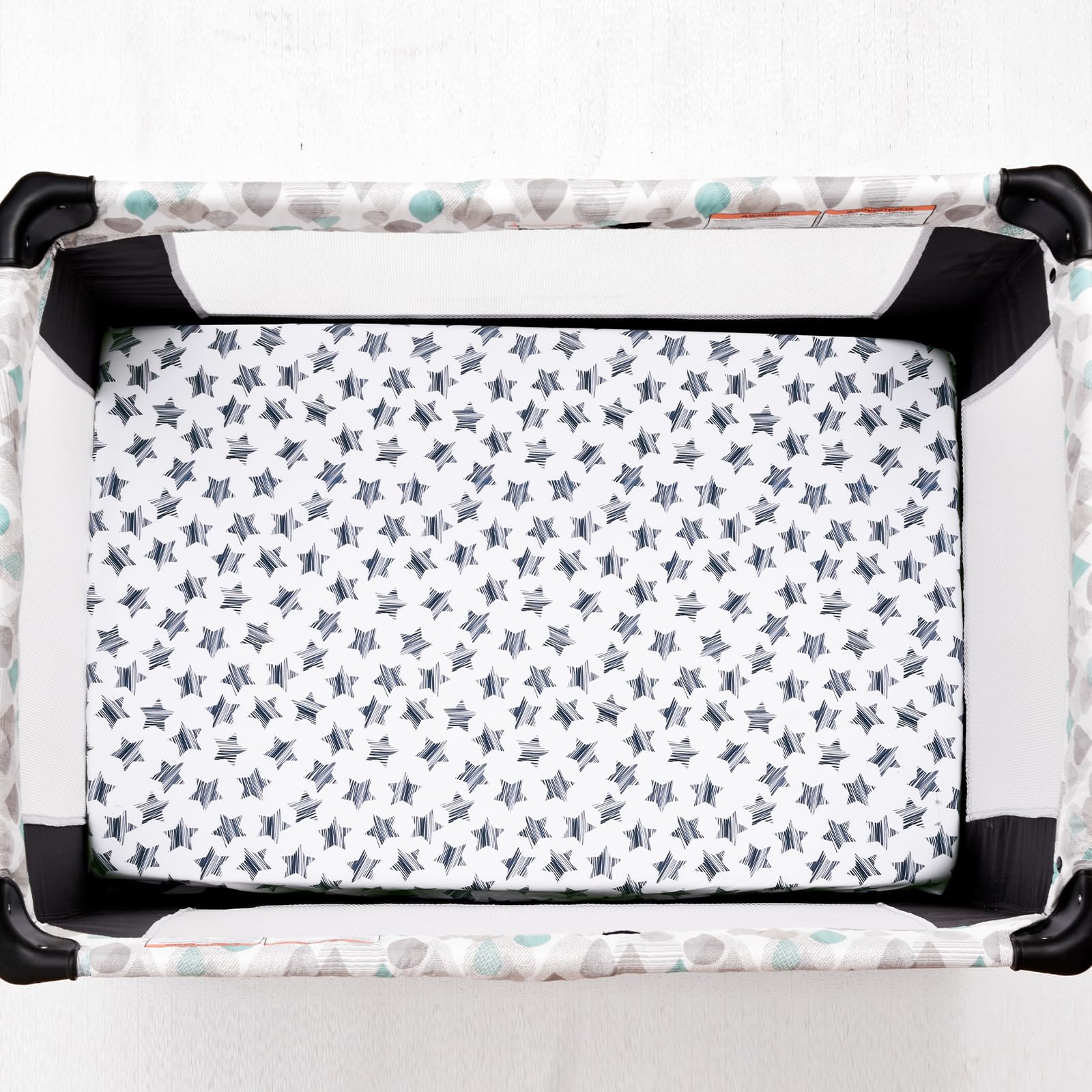 PHF Space Silky pack included mini crib sheets in a 3-pack.