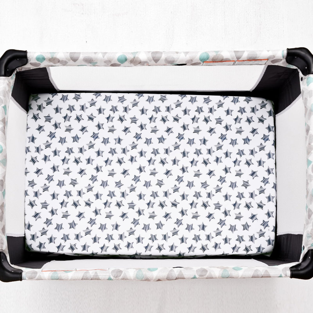 PHF Space Silky pack included mini crib sheets in a 3-pack.