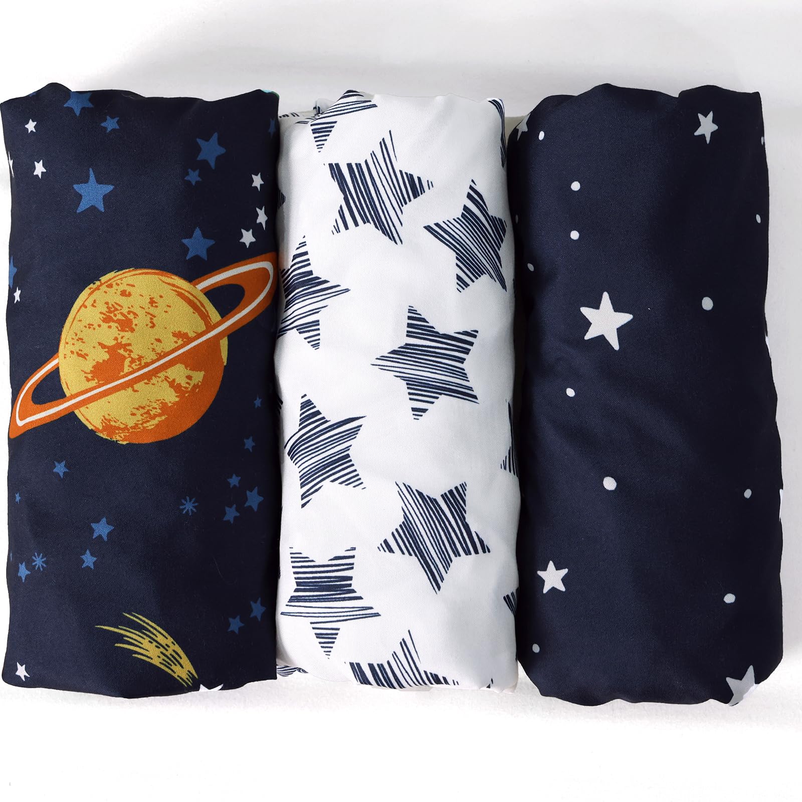 PHF space-pattern sheets offer a charming photo backdrop.