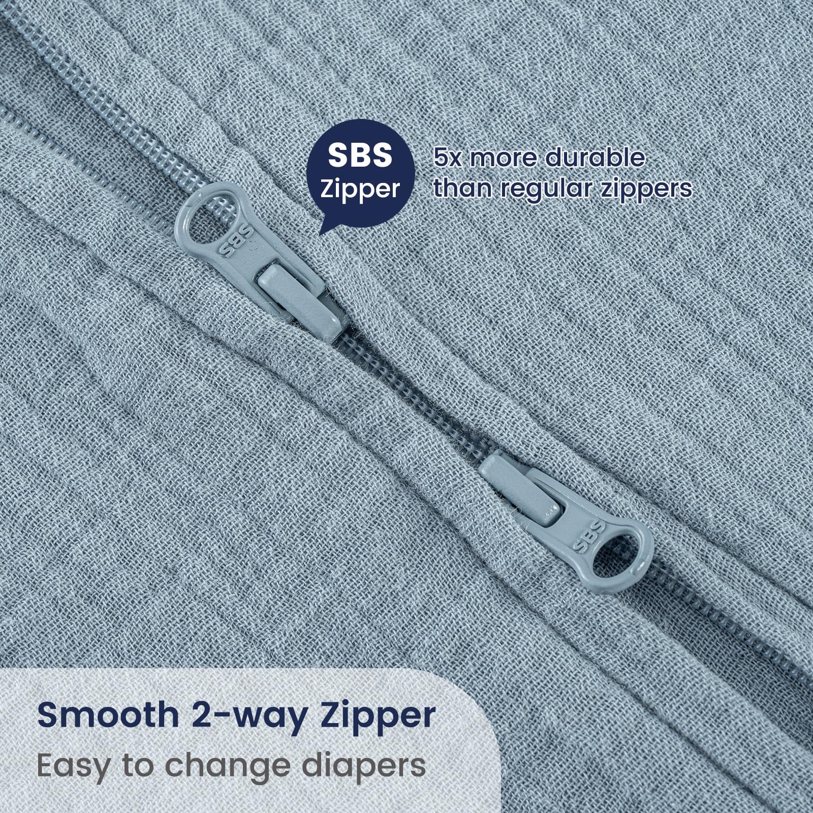 Spacious hip area allows leg movement while staying secure.