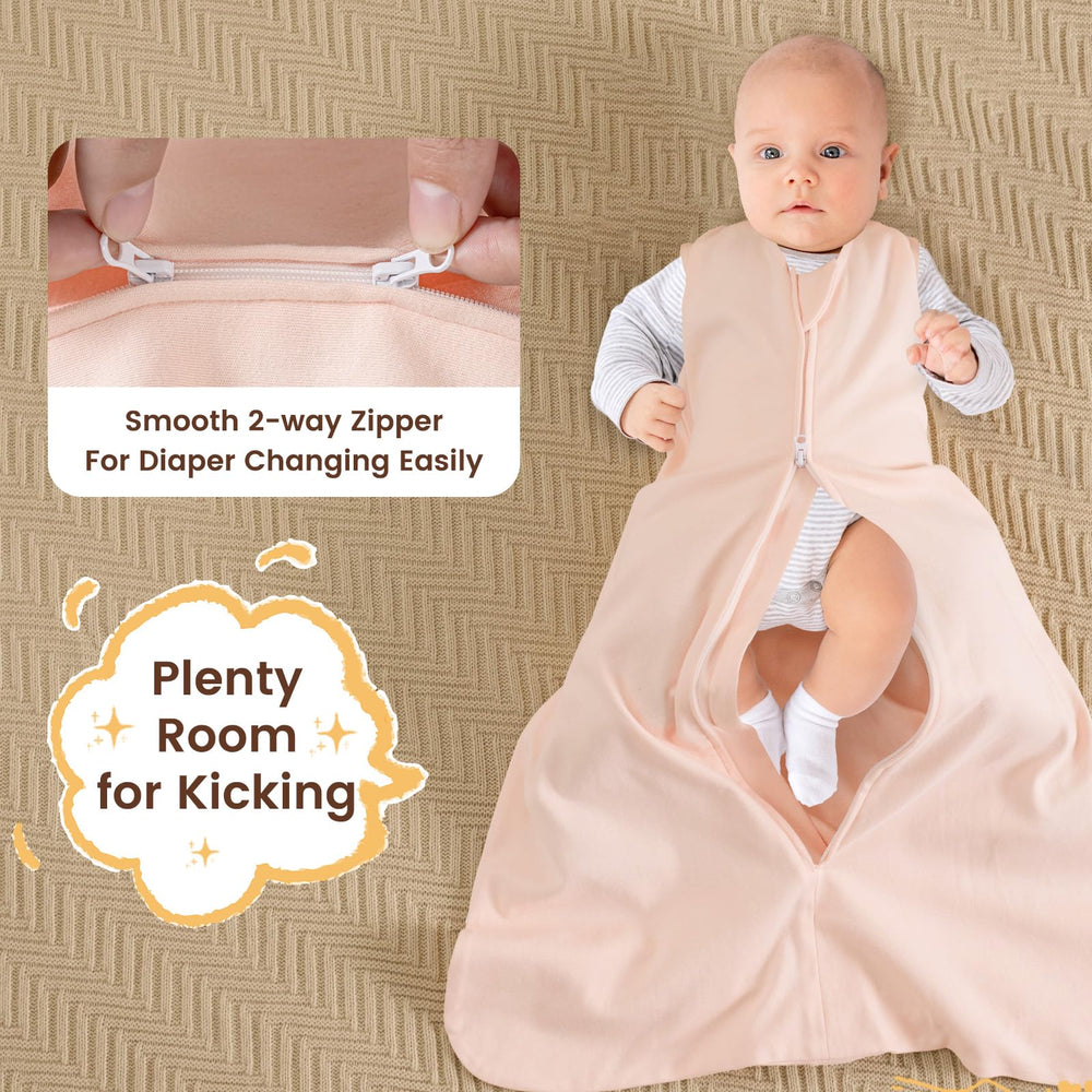 PHF three-pack sleep sacks provide multiple clean options for busy families.