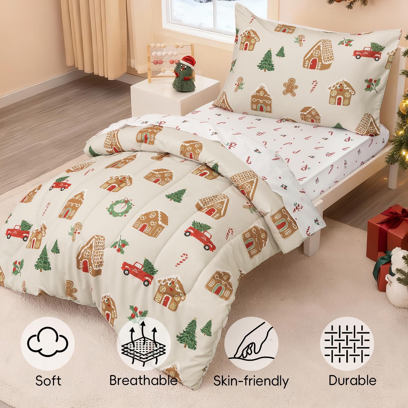PHF toddler bedding set pattern options to suit different nursery styles