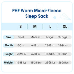 PHF two-way zipper sleep sack enables easy diaper changes