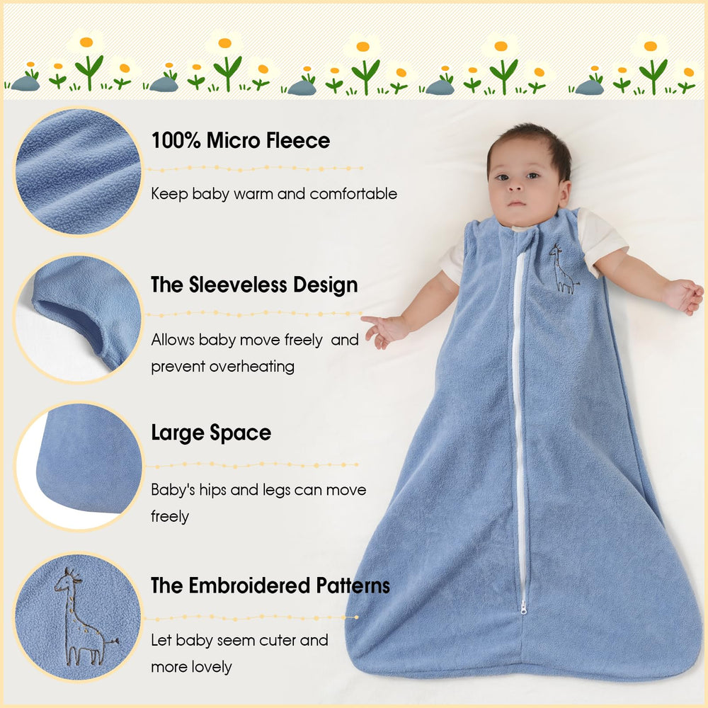 PHF sleep sack in dark blue for cool nights and fall wear