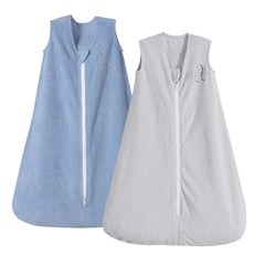 PHF warm micro-fleece baby sleep sack in grey for cozy daytime naps