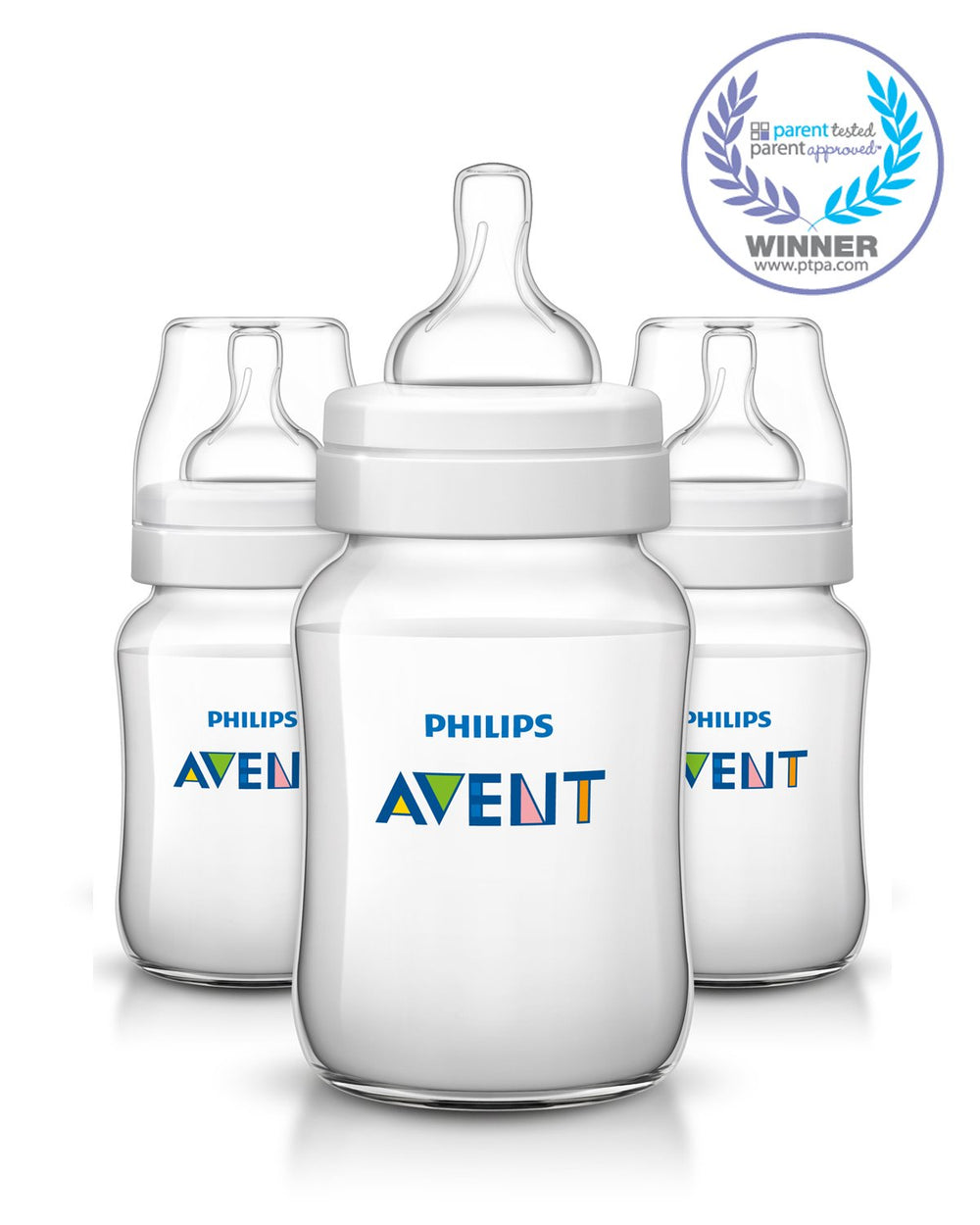 Slow-flow nipple from Philips Avent anti-colic bottle for steady feeding pace
