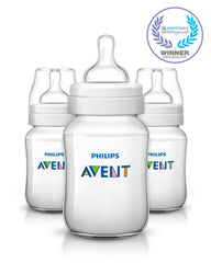 Slow-flow nipple from Philips Avent anti-colic bottle for steady feeding pace