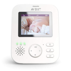 Philips Avent night vision view shows baby in darkness