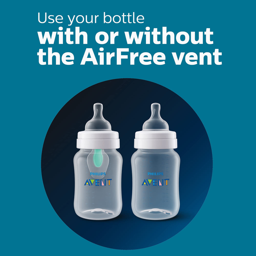 Philips Avent clear 4oz bottle ready for everyday use