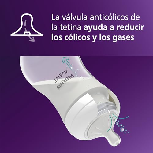 Philips AVENT curved bottle brush head eases cleaning of edges.