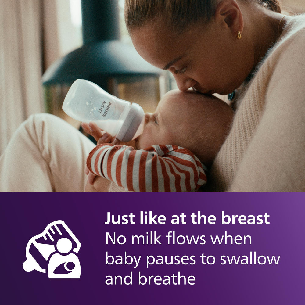 Philips Avent Flow 3 medium-flow nipple designed for a steady feeding rhythm