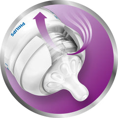 Philips AVENT Natural Anti-Colic Valves reduce air in baby's tummy.