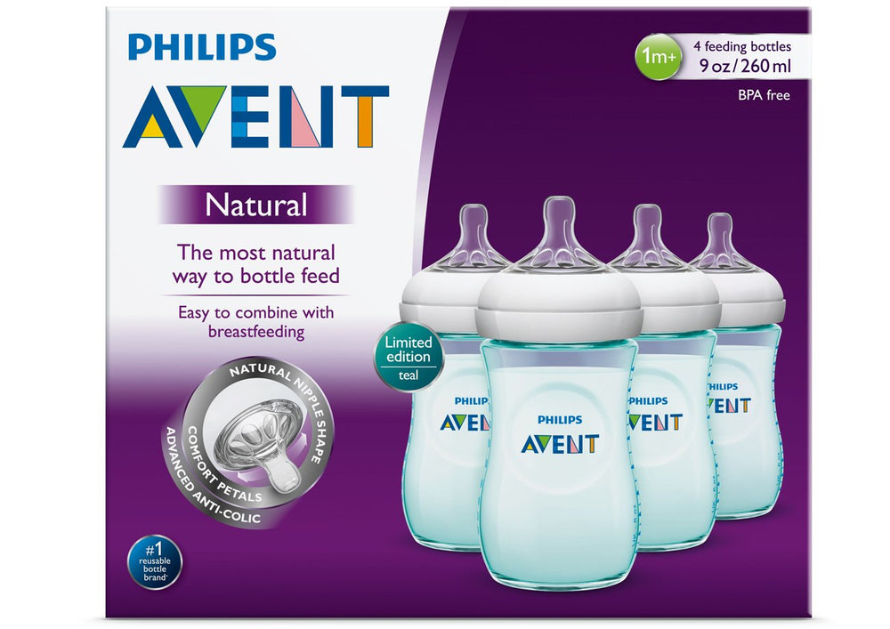 Close-up of the natural nipple shape supporting natural latch with Philips AVENT bottle.
