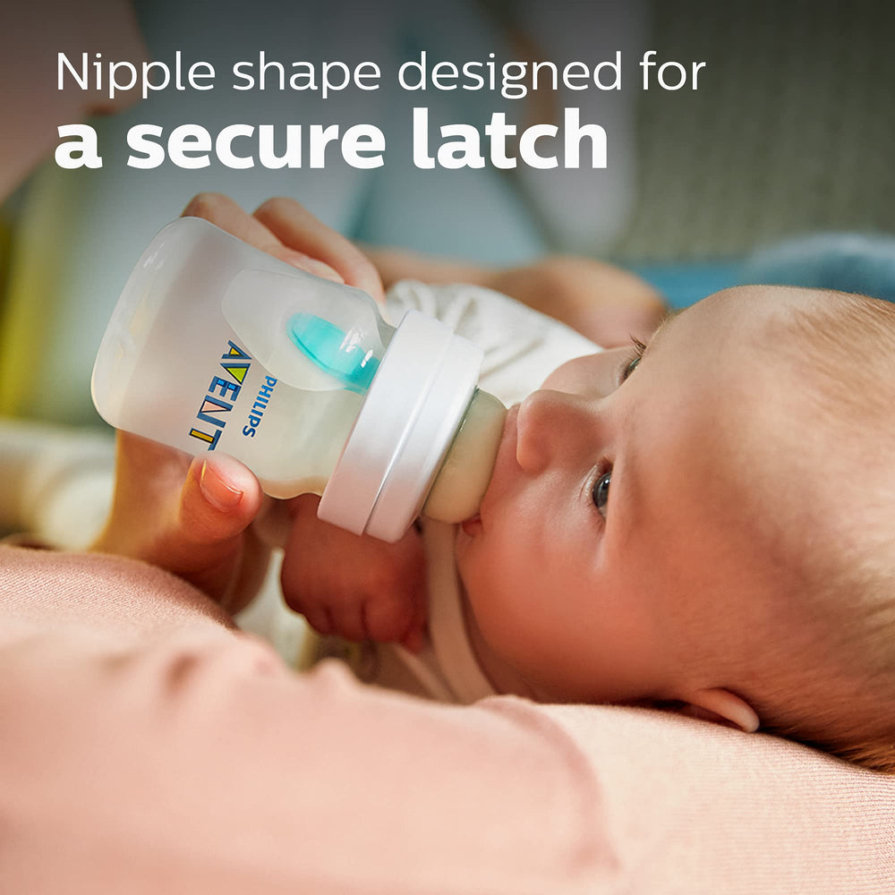 Philips Avent nipple with integrated air-free valve detail