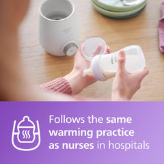 Automatic shut-off feature of Philips Avent Warmer prevents overheating after use