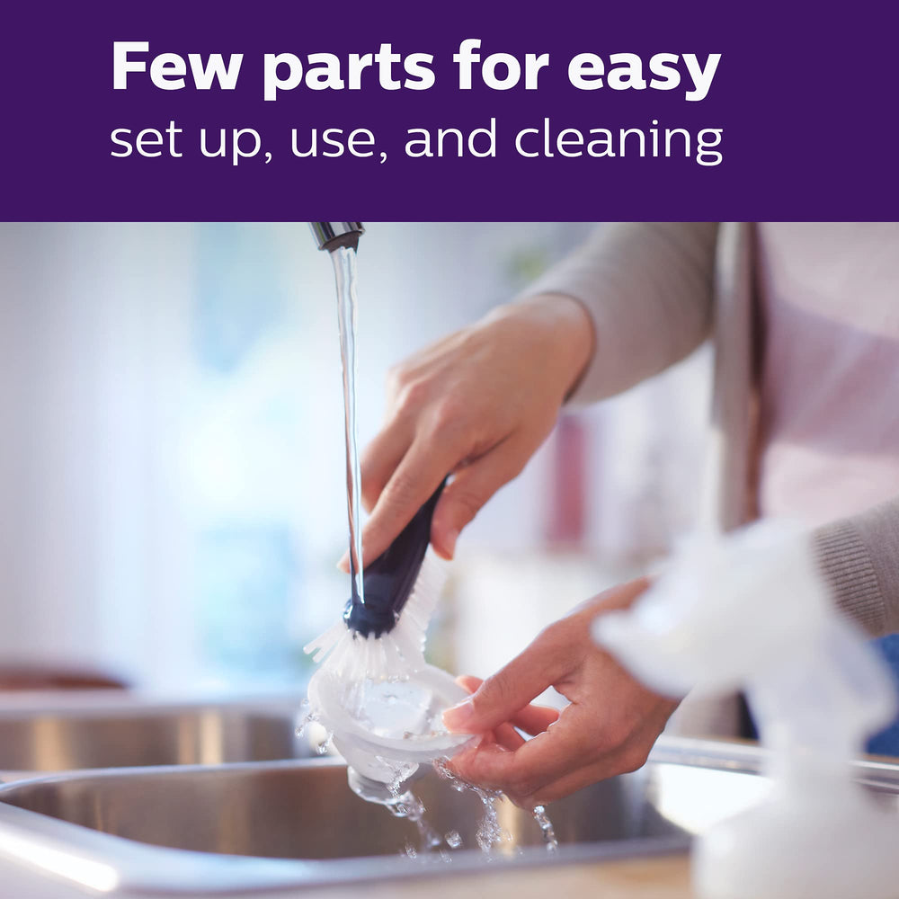 Quiet motor enabling discreet pumping anywhere