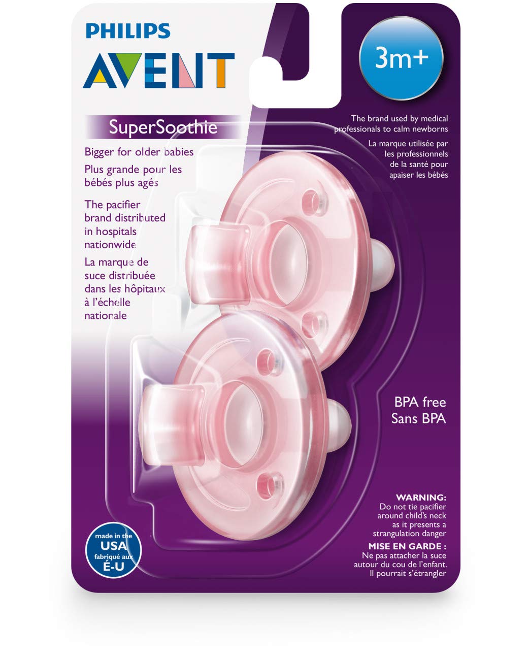 BPA-free silicone Soothie is dishwasher safe and sterilizer compatible for families.