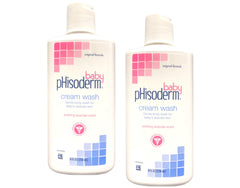 Phisoderm Baby Cream Wash bottle pour smooth lather for easy bath time