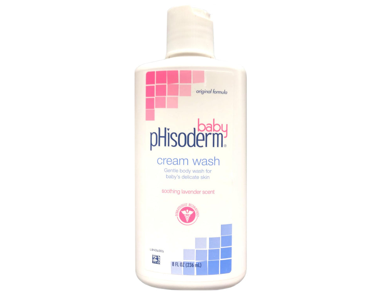 Phisoderm Baby Cream Wash bottle gentle cleansing for delicate baby skin