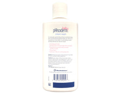 Phisoderm Baby Cream Wash label closeup trusted formula for gentle care