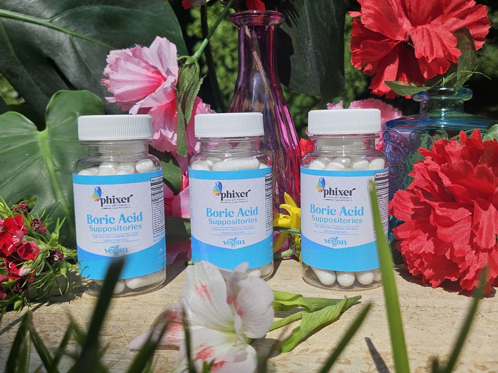 Phixer pH Balance packaging highlights USA-made quality and safety