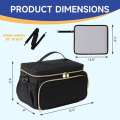 PHOEBUS BABY bag adjustable compartment fits Spectra S1/S2 for customizable space.