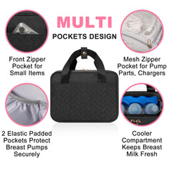 PHOEBUS BABY bag dimensions 10.5 by 6.5 by 8 inches for gear
