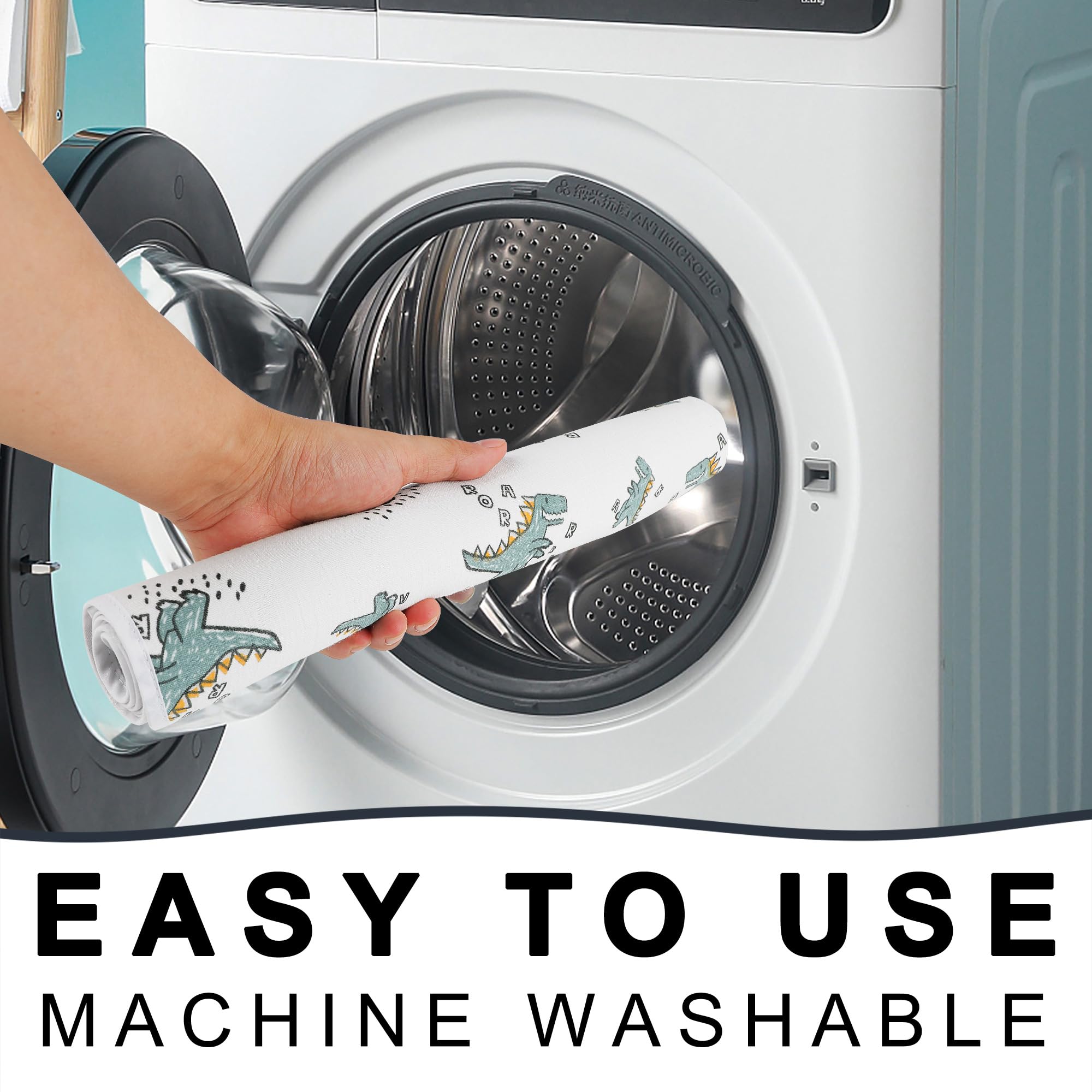 PHOEBUS BABY care-friendly design; machine wash on muslin side