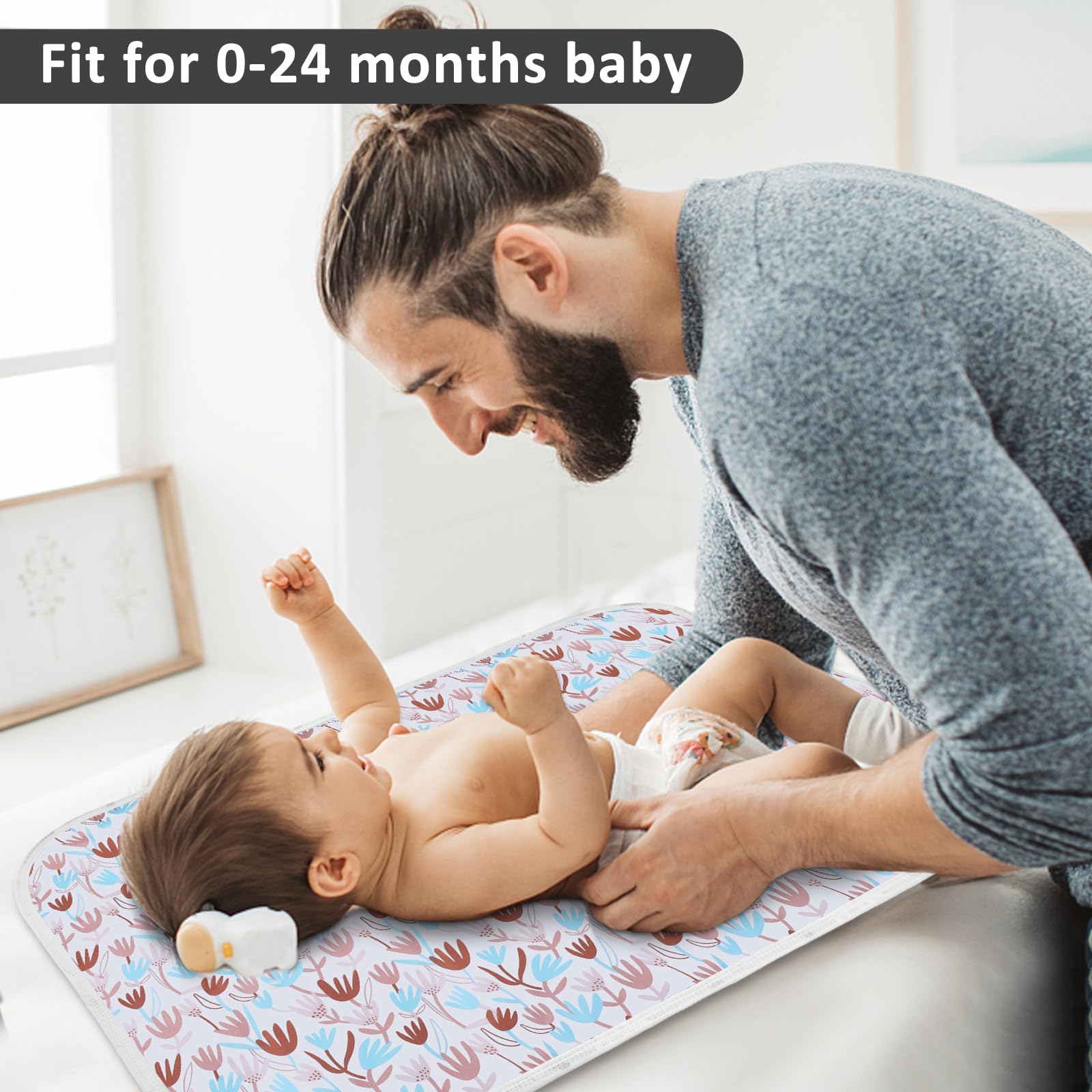 PHOEBUS BABY changing pad contoured coverage for on-the-go diaper changes.