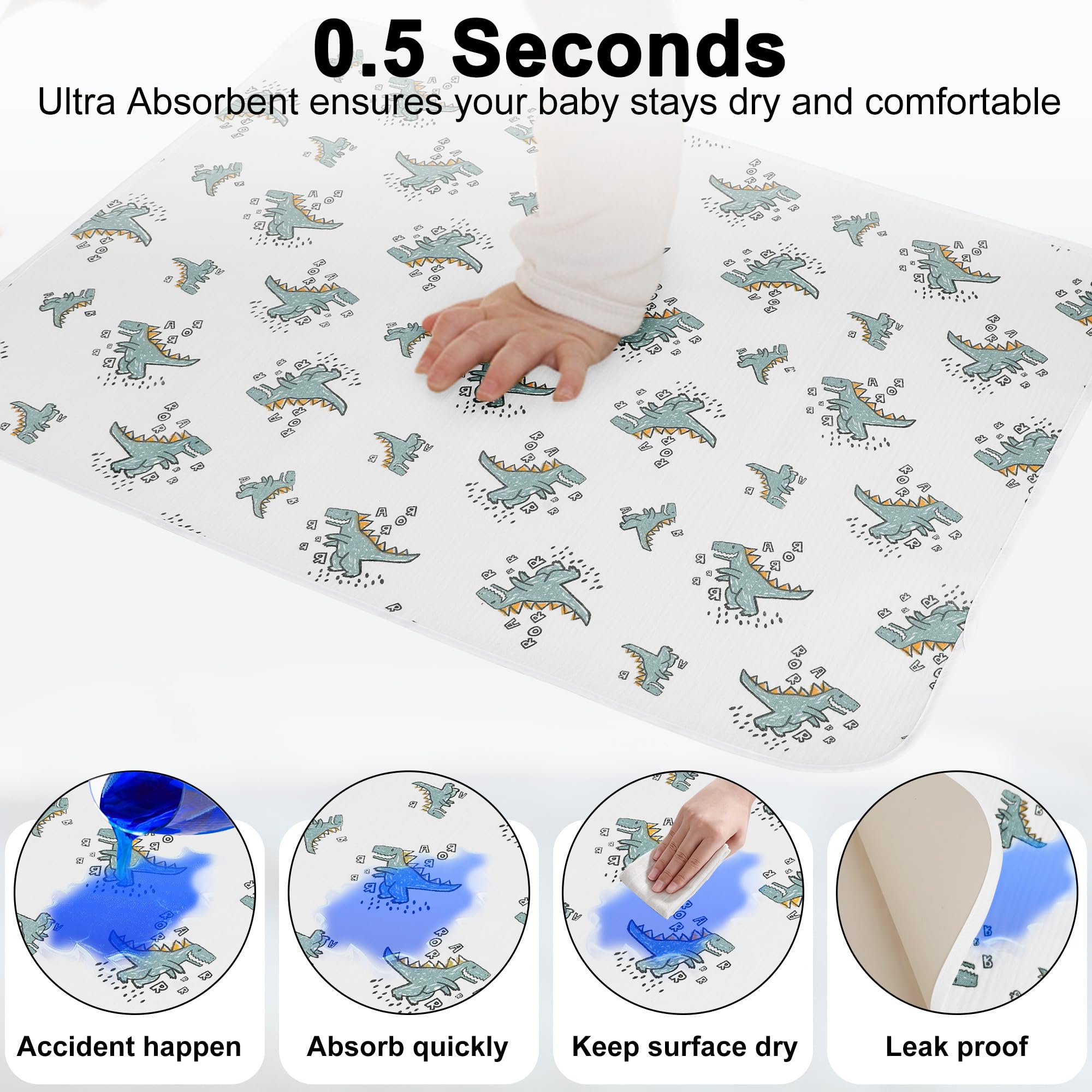 PHOEBUS BABY changing pad fits cribs, bassinets, and strollers