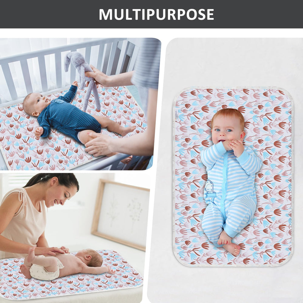 PHOEBUS BABY changing pad compact storage for drawers when not in use.