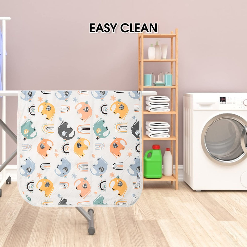 PHOEBUS BABY changing pad easy-clean surface simplifies quick cleanup.