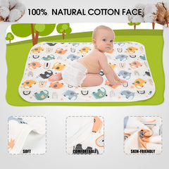 PHOEBUS BABY changing pad folded compact shows portable design for on-the-go use.