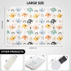 PHOEBUS BABY changing pad leak-proof layer highlights reliable spill protection.